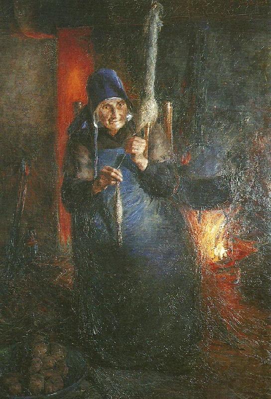 Ernst Josephson Spinnerskan oil painting image